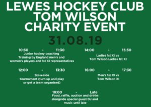 Read more about the article Tom Wilson Hockey Charity Event – Lewes Hockey Club